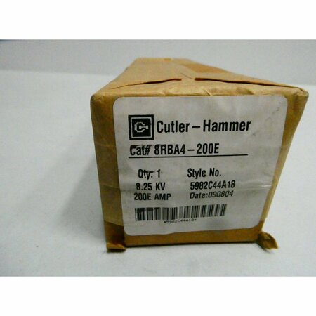 Eaton Cutler-Hammer FUSE REFILL 200E AMP 8.25KV-AC OTHER FUSE 8RBA4-200E